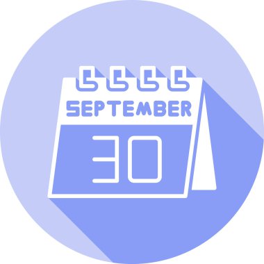 Takvim simgesinin vektör illüstrasyonu