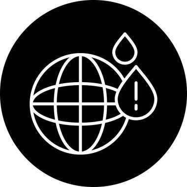 Küresel simge vektör illüstrasyonu