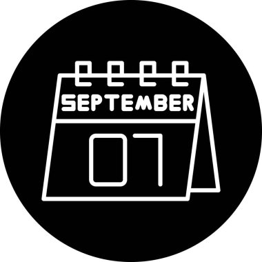 Vektör Takvim Simgesi, vektör illüstrasyonu