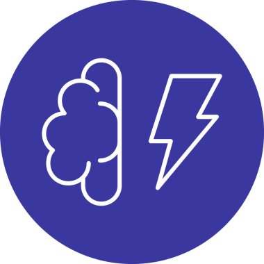 Vektör yıldırım simge tasarlamak