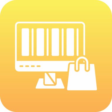 Yazıcı simgesi vektör illüstrasyonu