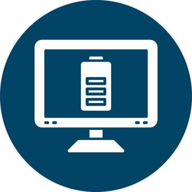 Modern dizüstü bilgisayar simgesinin vektör illüstrasyonu