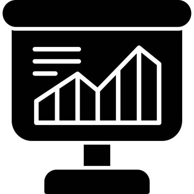 Grafik. Web simgesi basit illüstrasyon