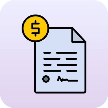 Dolar simgesi vektör illüstrasyonu