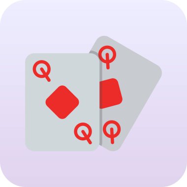 Kart simgesinin vektör illüstrasyon tasarımı