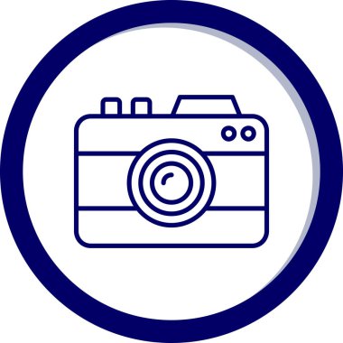 Kamera simgesi. Basit tasarım