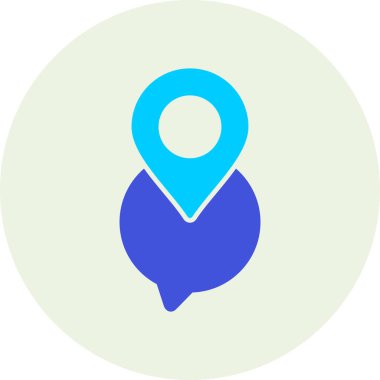 gps. Web simgesi basit illüstrasyon