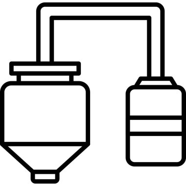 alkol şişesi taslak biçiminde ikon içer