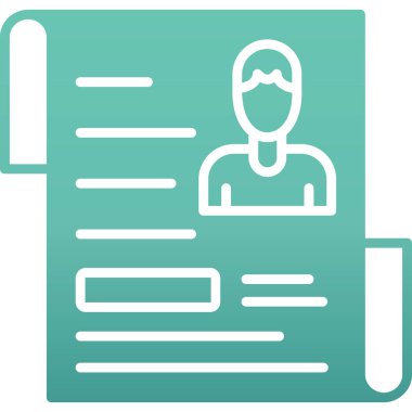 belge simgesi vektör illüstrasyonu