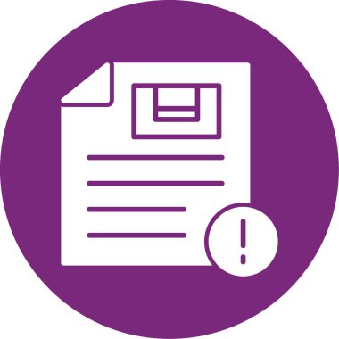 Vektör belgesi Simge illüstrasyonu