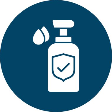 İlaç şişesi simgesinin vektör illüstrasyonu