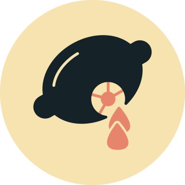 Modern b 'nin vektör illüstrasyonunda mantar sembolü yok