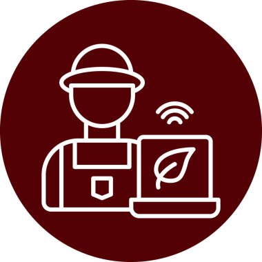 Akıllı ev modern simgesinin vektör çizimi