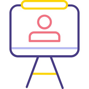 Modern eğitim ikonunun vektör illüstrasyonu