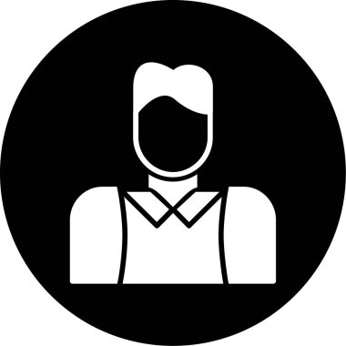 Kadın simgesinin vektör illüstrasyonu