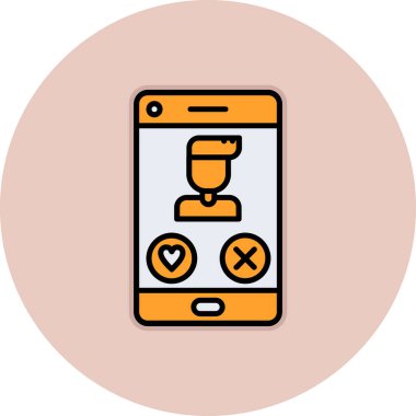 - Telefon. Web simgesi basit illüstrasyon