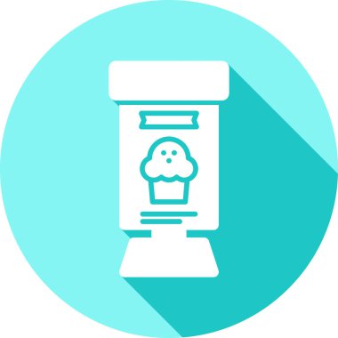 Gıda simgesinin vektör illüstrasyonu