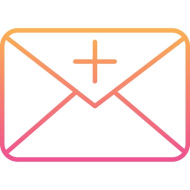 e- posta iletisi harf vektör illüstrasyonu