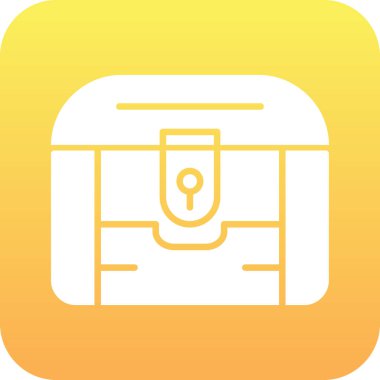 Eşsiz güvenli kutu vektör simgesi