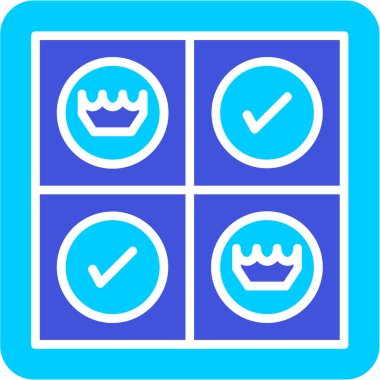 taç simgesi vektör illüstrasyonu