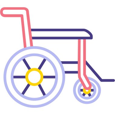 Engelli tekerlekli sandalye simgesi, tasarım taslağı