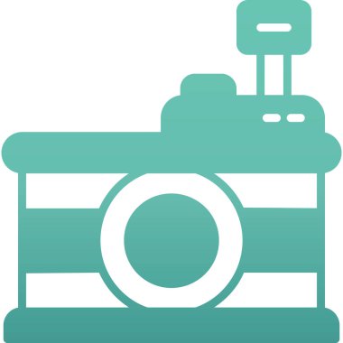 kamera simgesi vektör illüstrasyonu