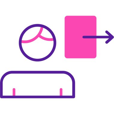 Tek bir simgenin vektör illüstrasyonu