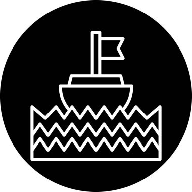 Kişisel ve ticari kullanım için vektör su simgesi.