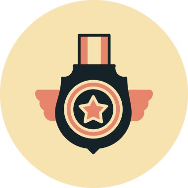 Modern simgenin vektör illüstrasyonu