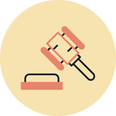 açık artırma çekici çizim simgesi