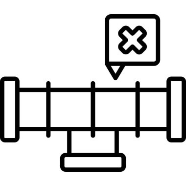 Spor salonunun modern bir ikonunun vektör çizimi