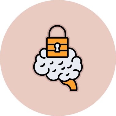 Bir bulut simgesinin vektör illüstrasyonu