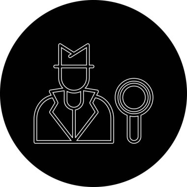 doktor simgesi, vektör illüstrasyonu