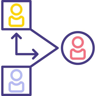 Vektör illüstrasyonu, seo modern simge