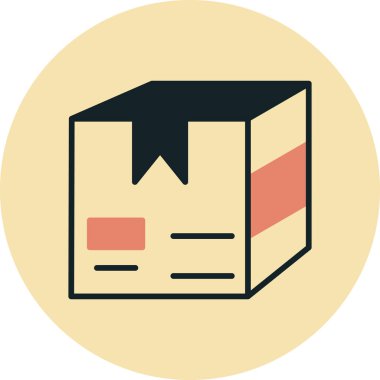 dağıtım paketi vektör illüstrasyonu