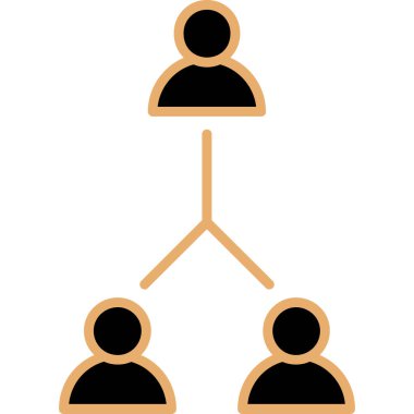 İnsan simgesinin vektör illüstrasyonu