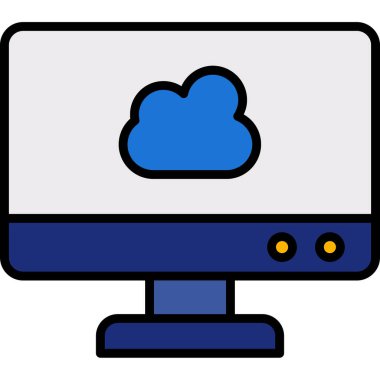 bulut hesap yapmak teknoloji simgesi