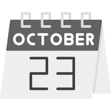 Takvim simgesi tasarımı, vektör illüstrasyonu