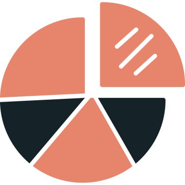 pasta grafiği vektör çizim