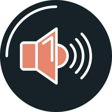 hoparlör vektör illüstrasyonu