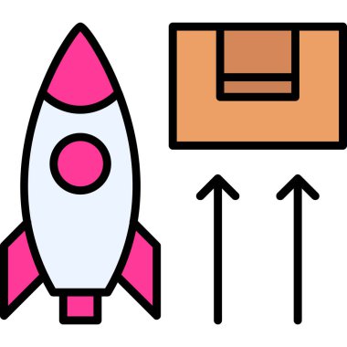 kutu web simgesi, basit vektör illüstrasyonu