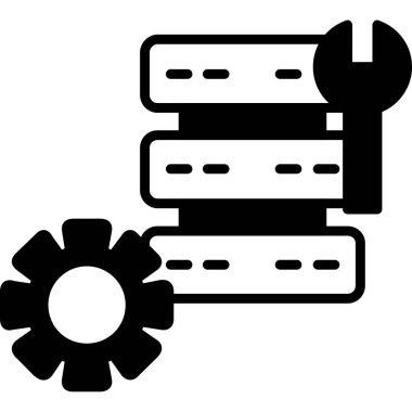 Teçhizat. Web simgesi basit tasarım