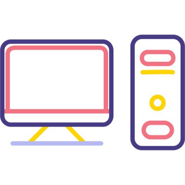 Modern simgenin vektör illüstrasyonu