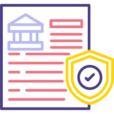 Sayfa simgesi, vektör illüstrasyonu