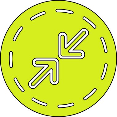 Çizgi film simgesinin vektör çizimi