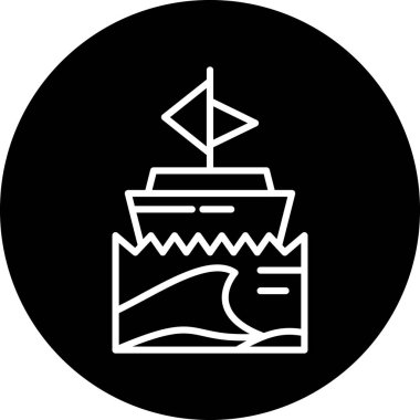 Vektör illüstrasyonu, simge ögesi arkaplanı