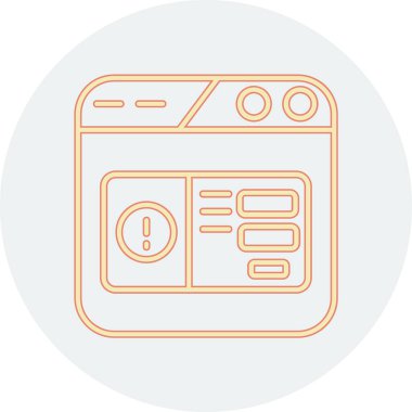 mikrodalga fırın rengi simgesi