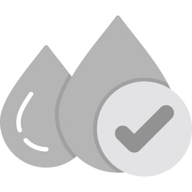 su damlası ikon vektör illüstrasyonu