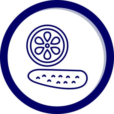 Gıda simgesinin vektör illüstrasyonu