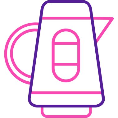 Çay. Web simgesi basit illüstrasyon